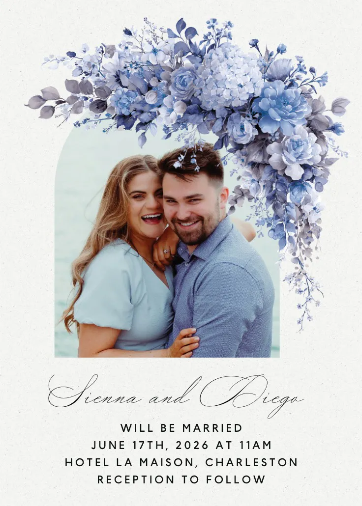 Under the arch – hochzeitseinladung