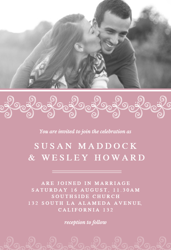 Wedding Invitation Templates (Free) | Greetings Island