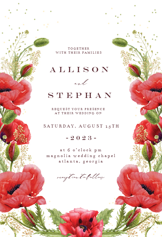 Wedding Invitation Templates (Free) | Greetings Island