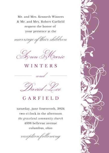 Page 3 | Wedding Invitation Templates (Free) | Greetings Island