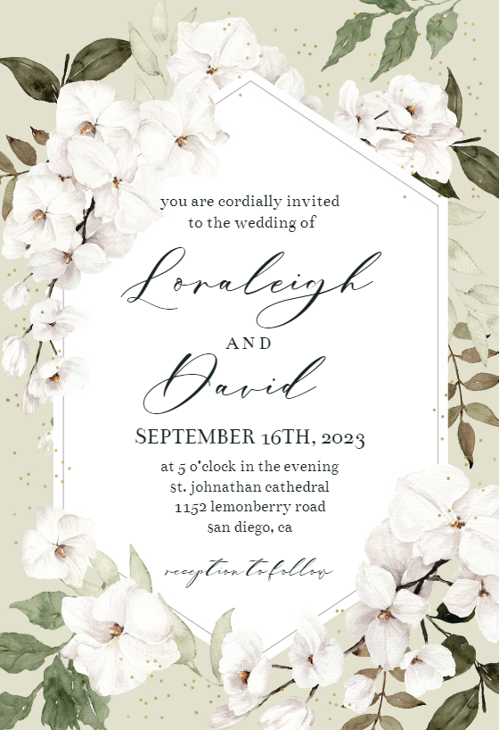 Wedding Invitation Templates (Free) | Greetings Island