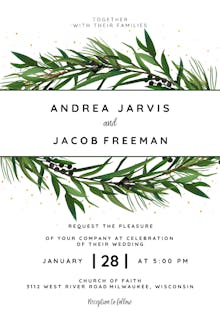 invitation wedding template