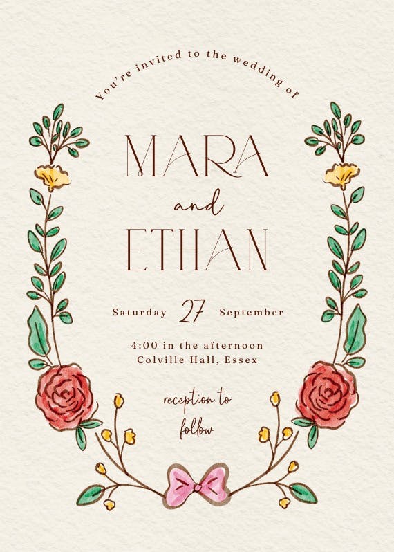 Wedding invitations