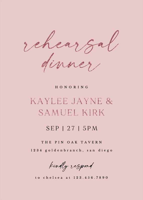 Bellisia - Rehearsal Dinner Party Invitation Template (Free ...