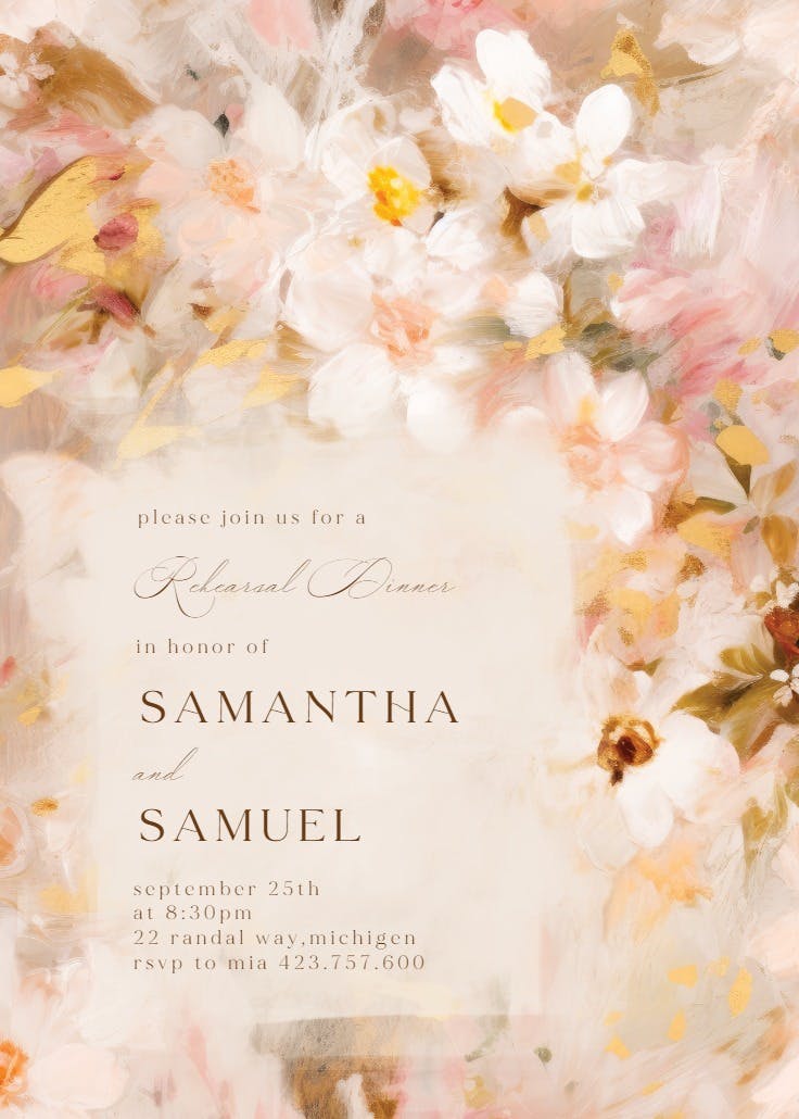 Happily ever after - rehearsal dinner party invitation