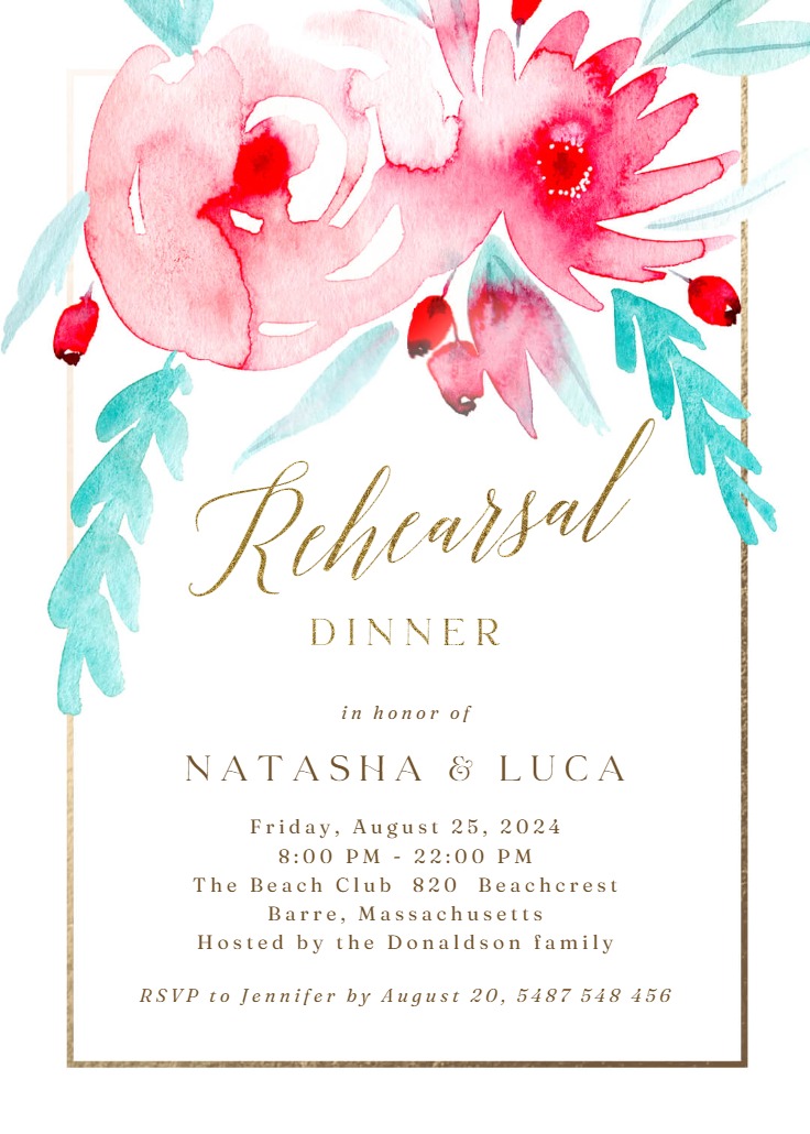 In bloom - Party Invitation Template (Free) | Greetings Island