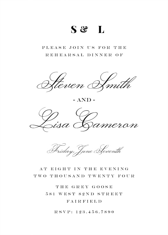 Hints of gold - Rehearsal Dinner Party Invitation Template (Free ...