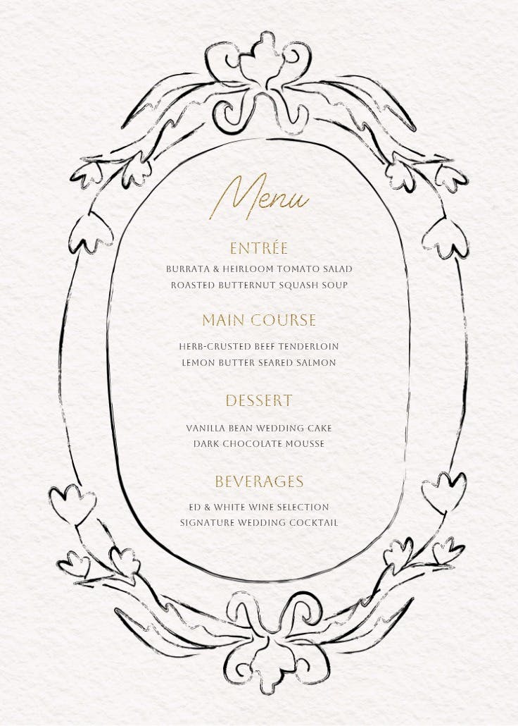 Family frame - menu
