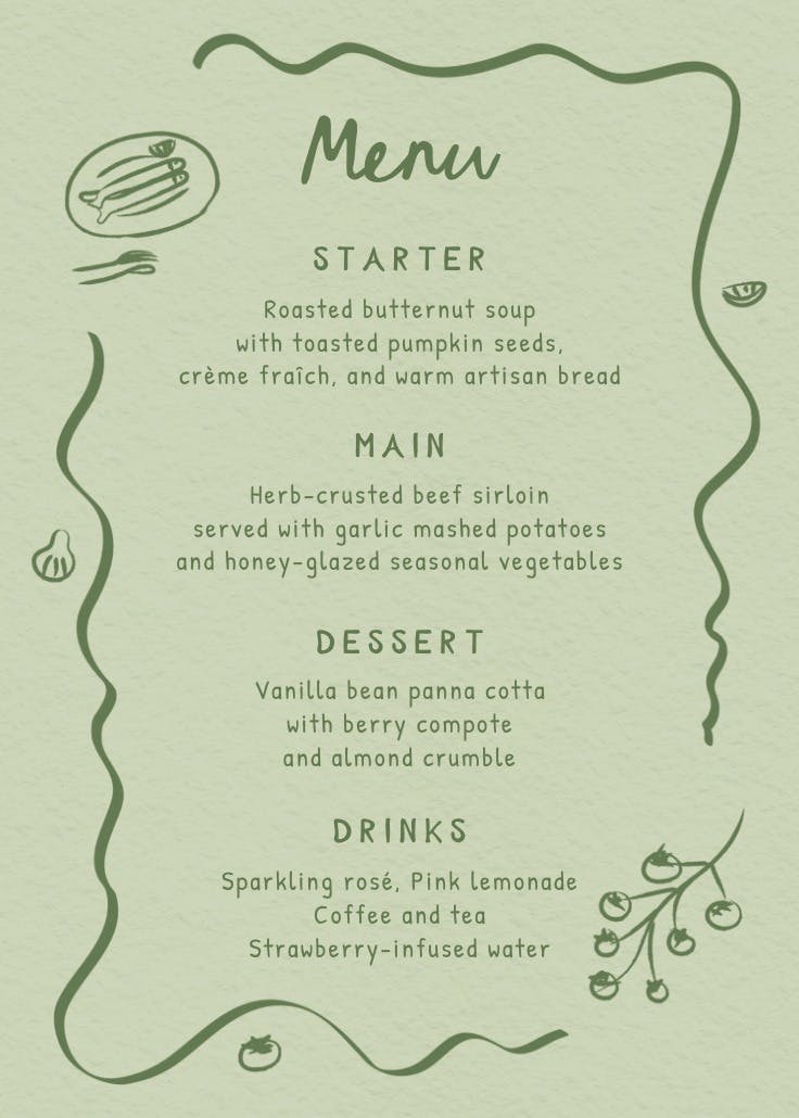 Mediterranean - menú