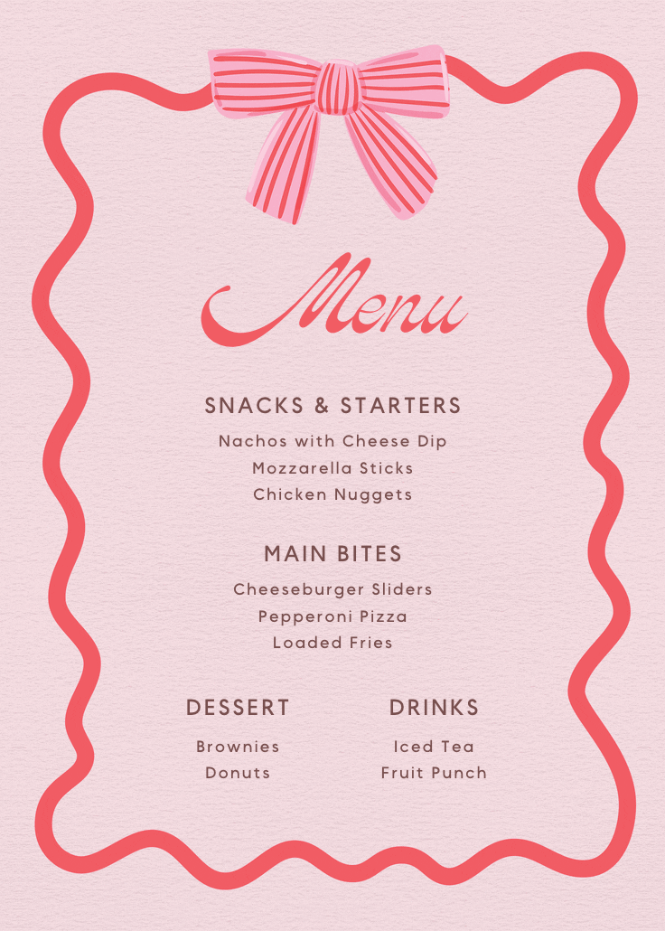 Warmer with you - menú