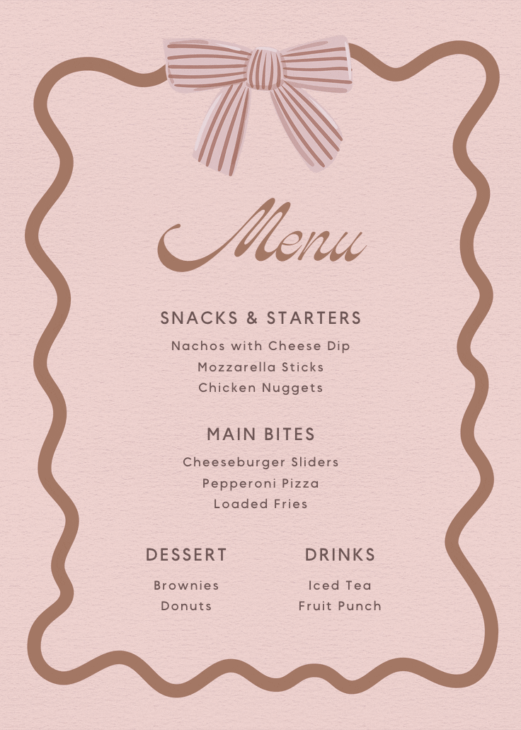 Warmer with you - menú