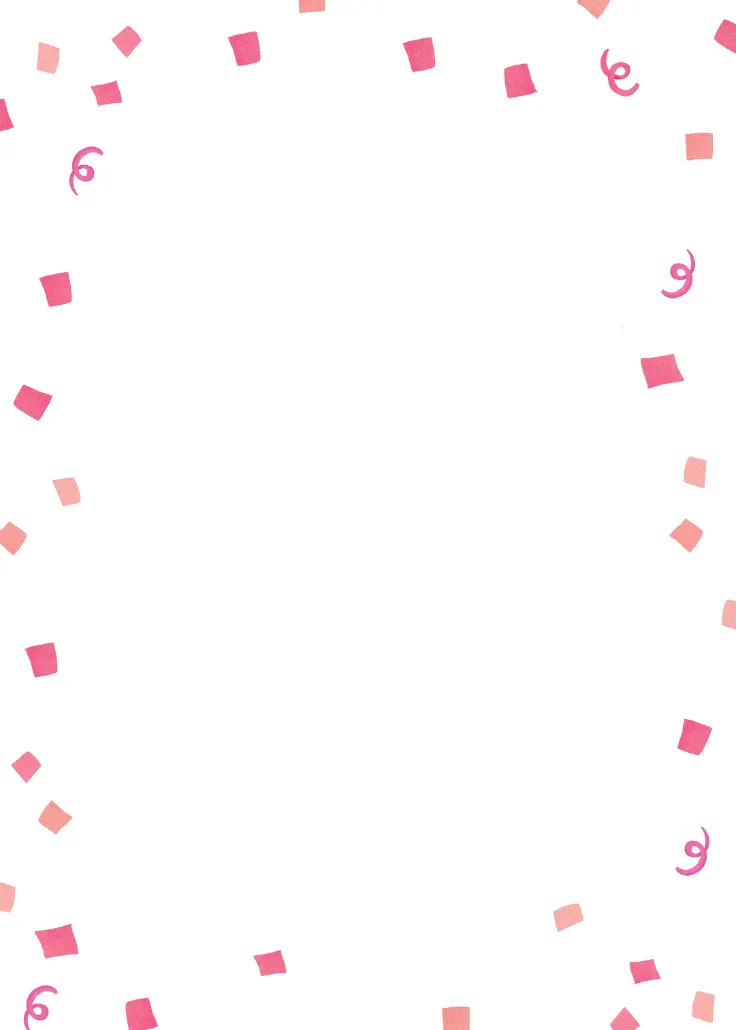 Confetti border – bordo pagina