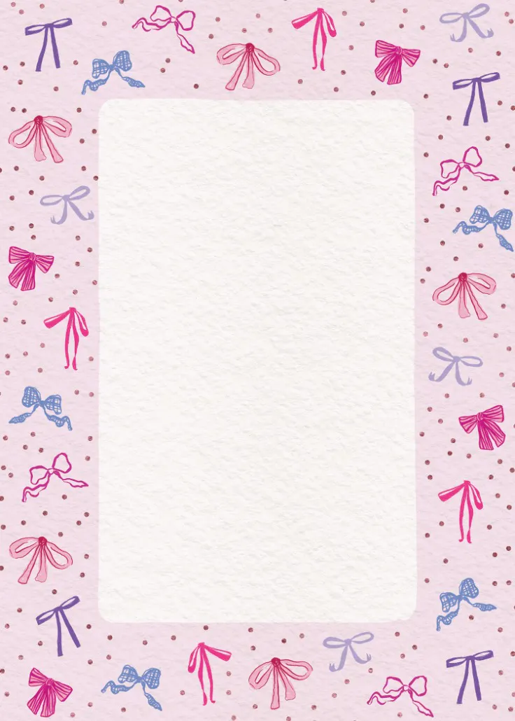 Coquette bows -  bordes de página