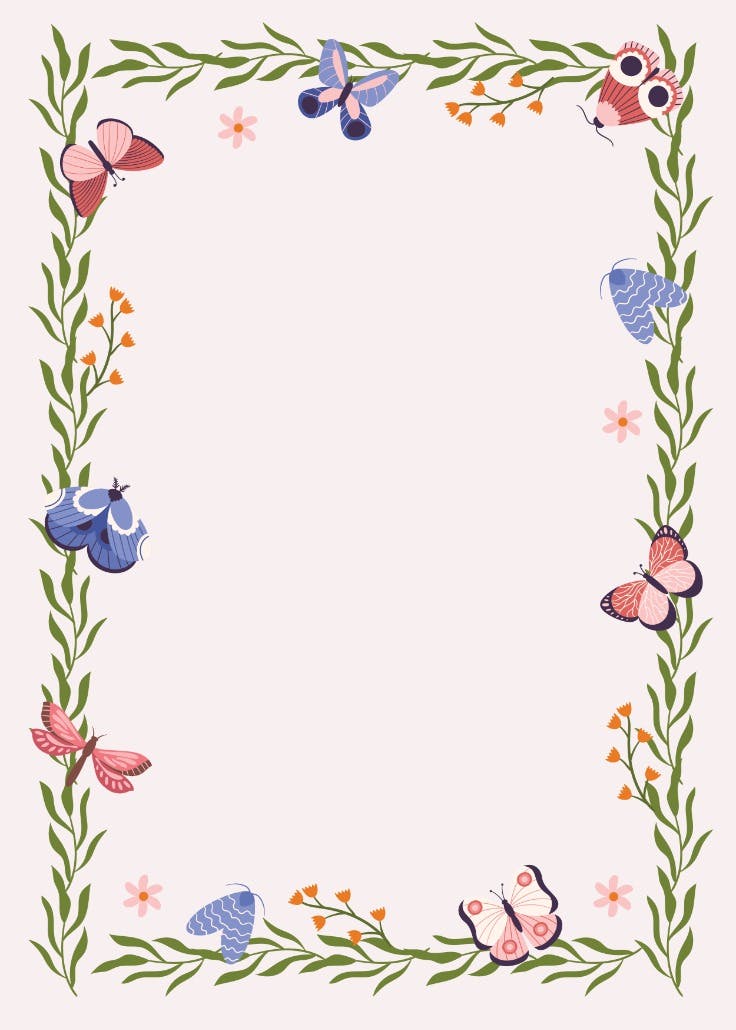 Flutterby -  กรอบหน้ากระดาษ