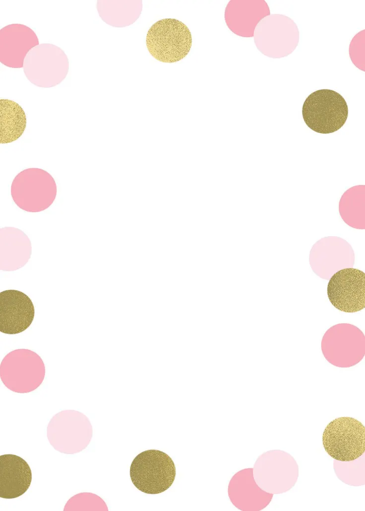 Glitter polka dots – bordo pagina