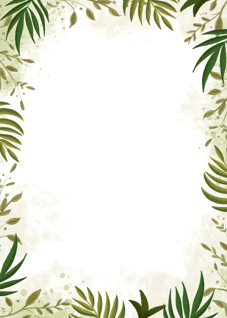 Green frame -  sayfa kenarlığı