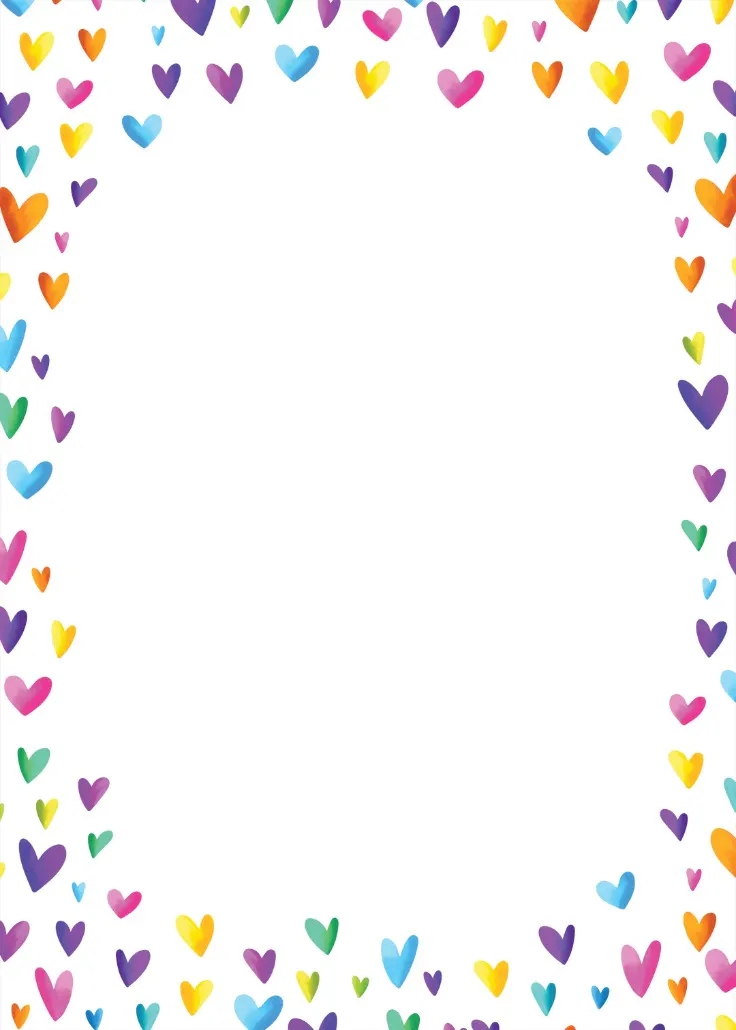 Heart border – bordo pagina