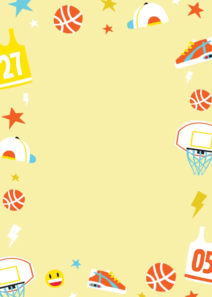 Hot hand basketball -  bordes de página