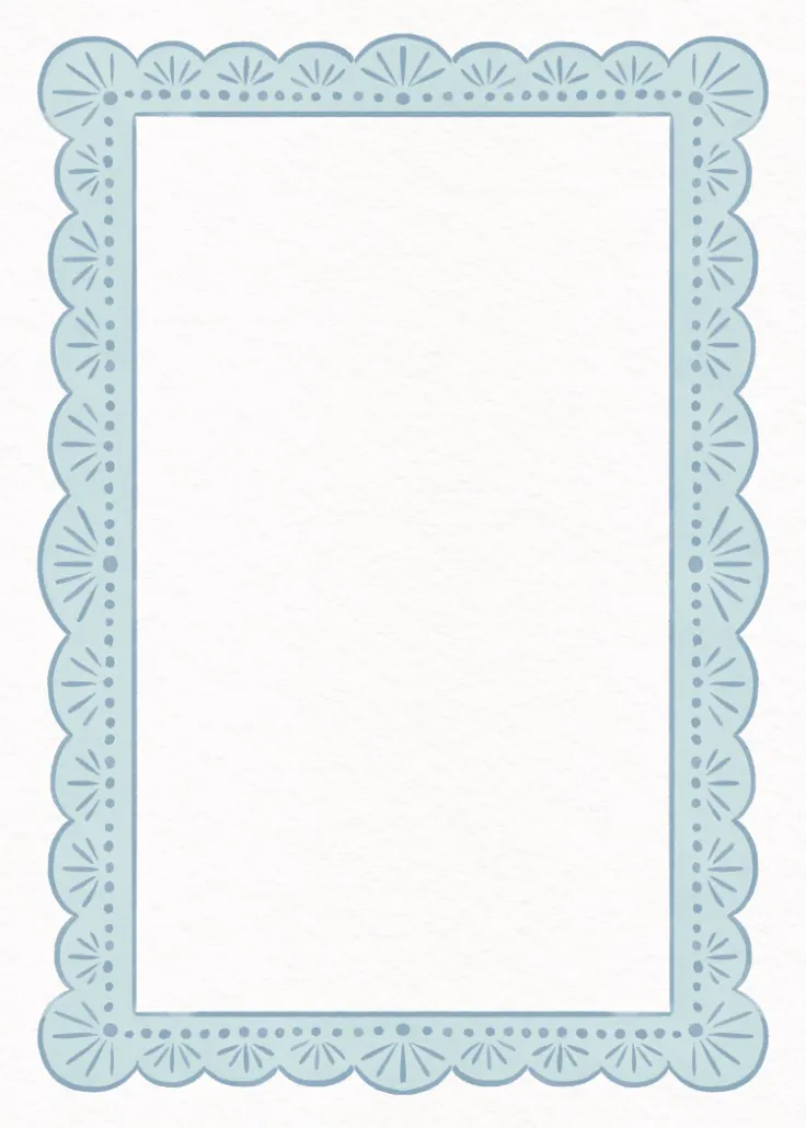 Lace doodles – borda de página