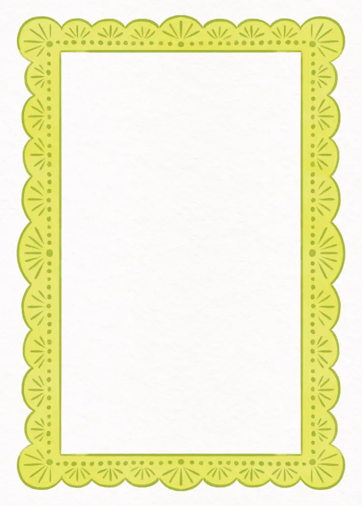 Lace doodles -  กรอบหน้ากระดาษ