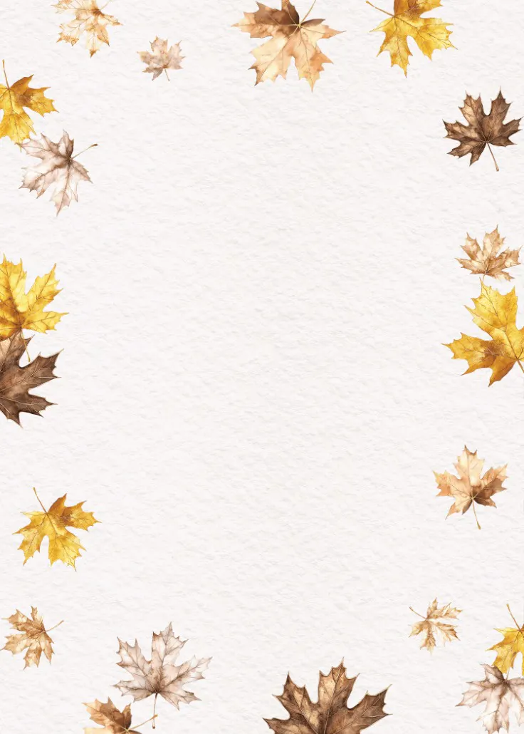 Maple and gold -  sayfa kenarlığı