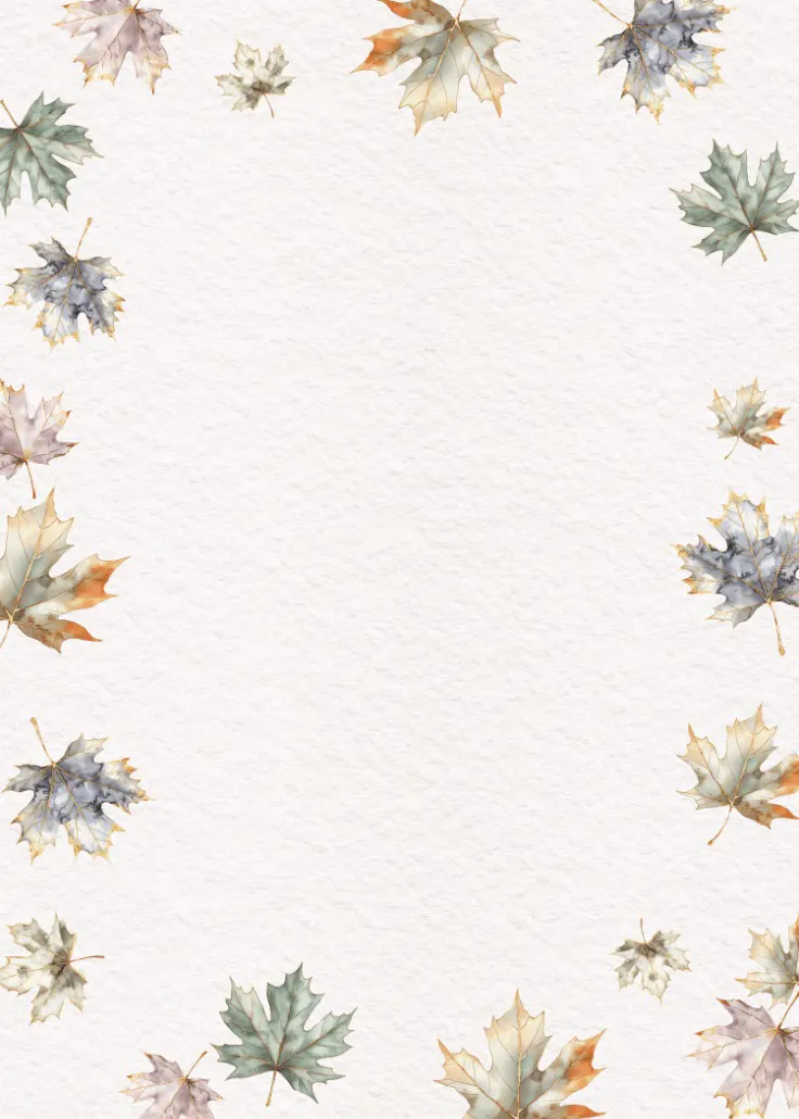 Maple and gold -  กรอบหน้ากระดาษ