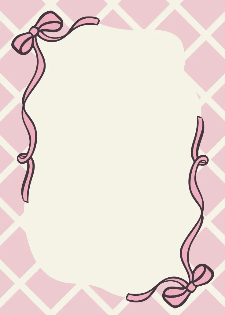 Pink plaid -  กรอบหน้ากระดาษ