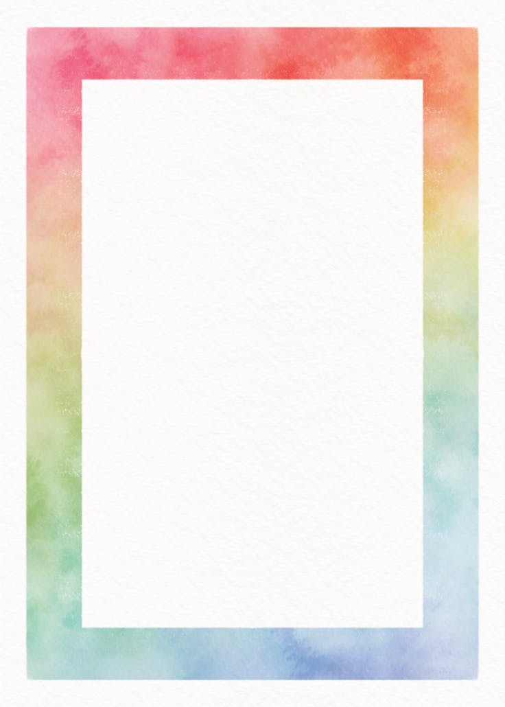 Rainbow frame – borda de página