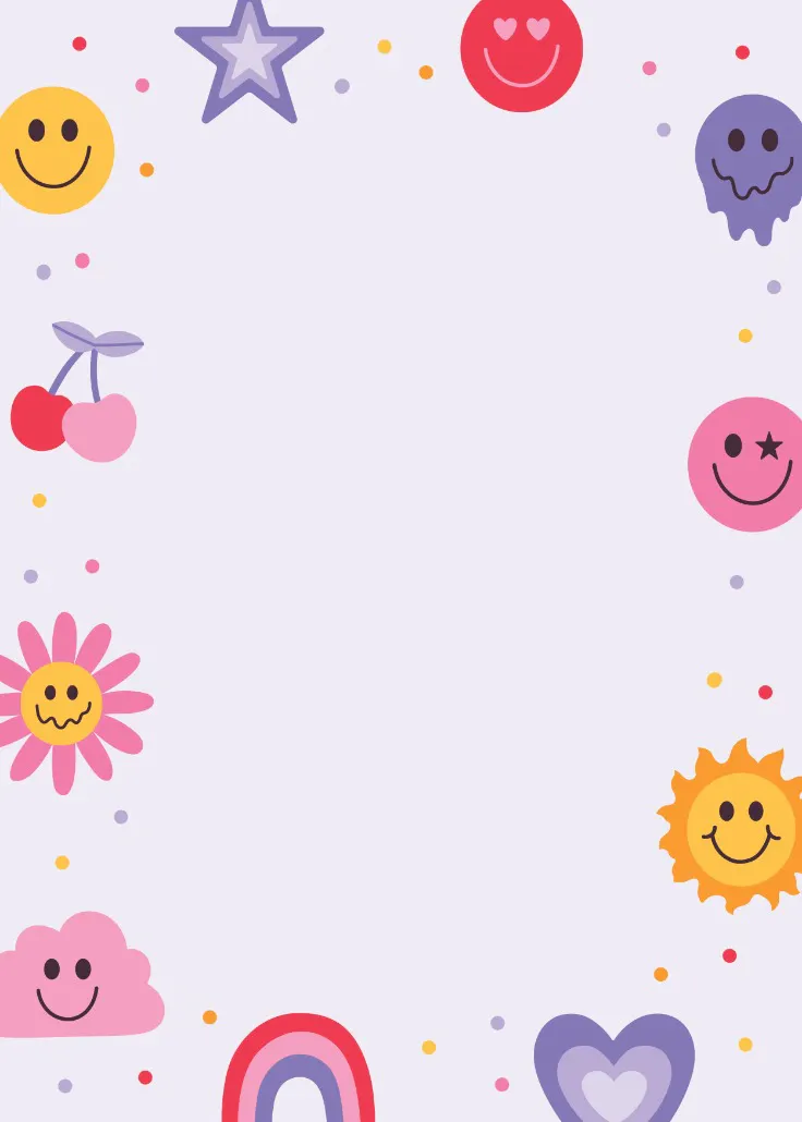 Smiles stickers – bordo pagina