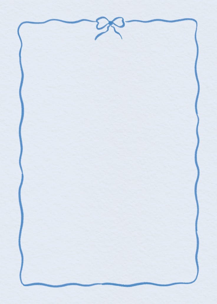 Squiggle bow -  sayfa kenarlığı