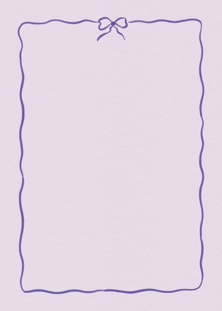 Squiggle bow -  sayfa kenarlığı