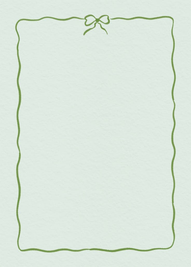 Squiggle bow -  sayfa kenarlığı