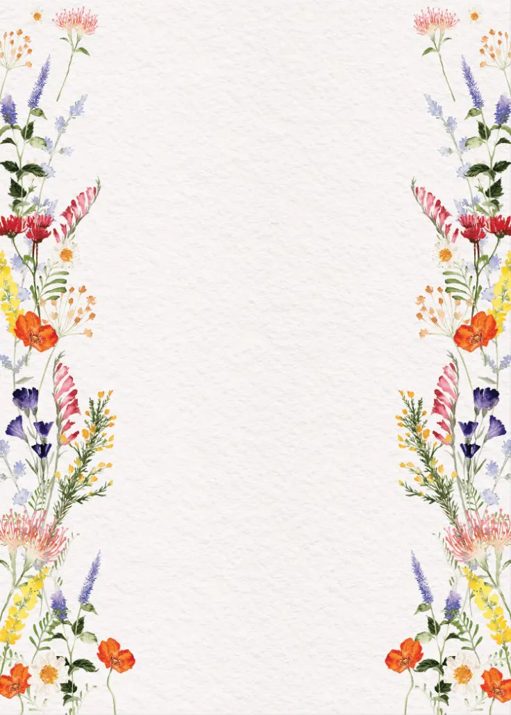 Wildflowers – bordo pagina