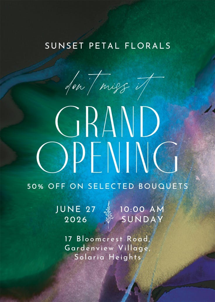 Abstract blots - business poster