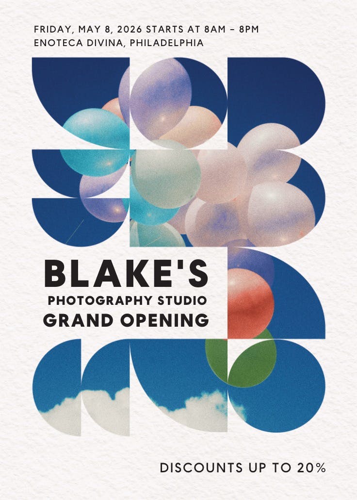 Brilliant sky - business poster