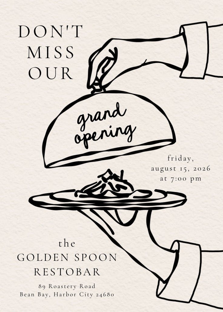 Quite the evening - business poster