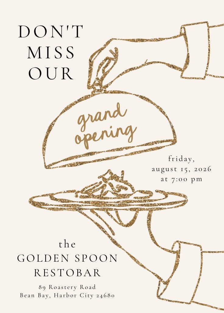 Quite the evening - business poster