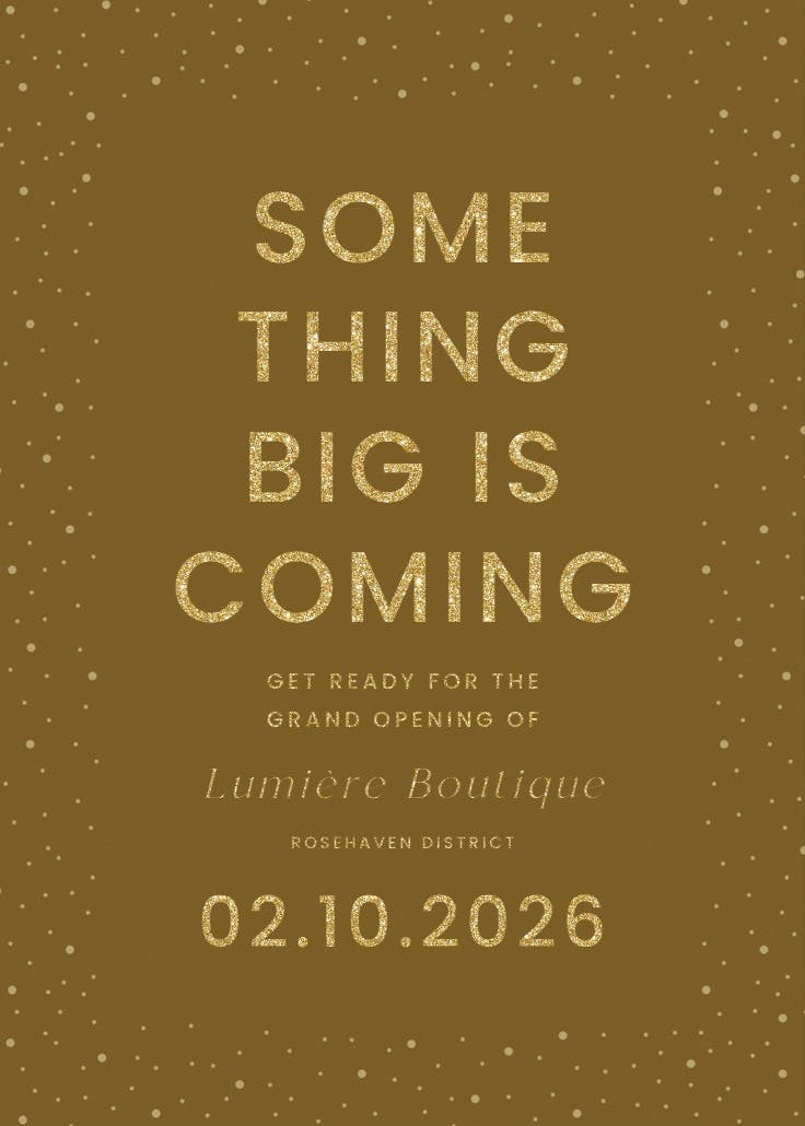 Red dotted frame - business poster