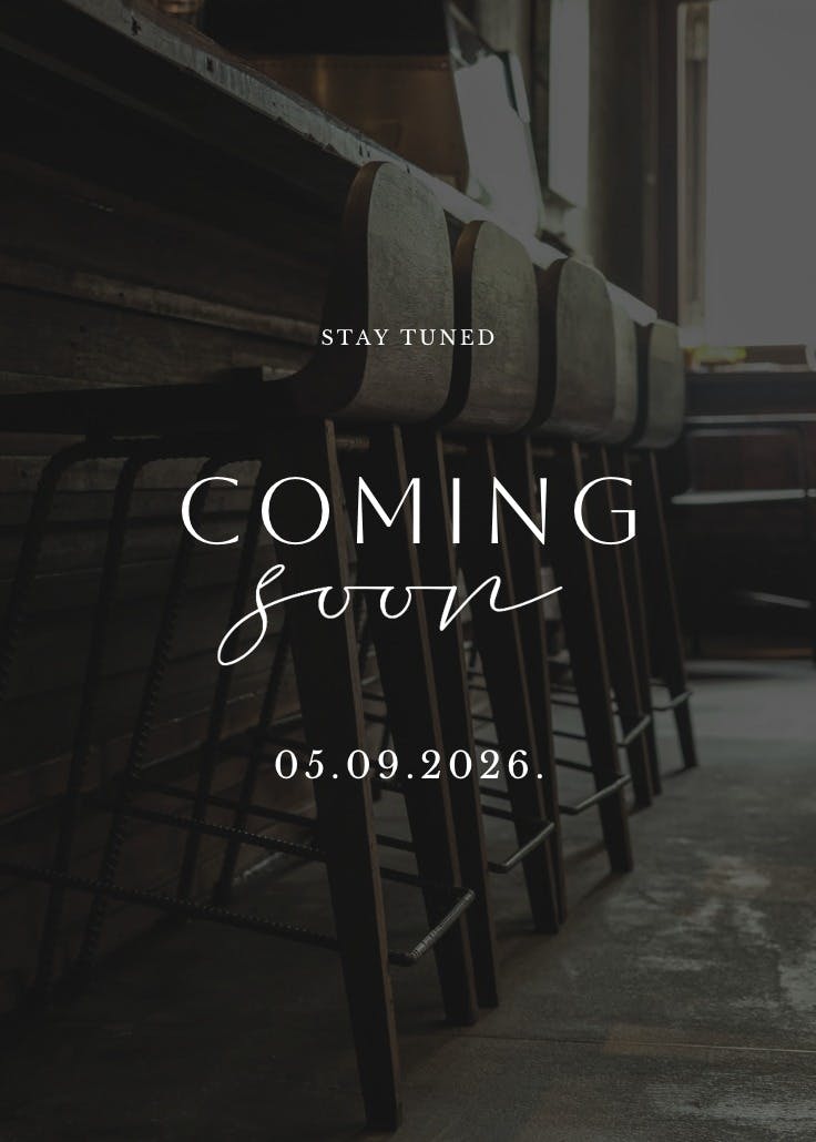 Simple typo - grand opening poster