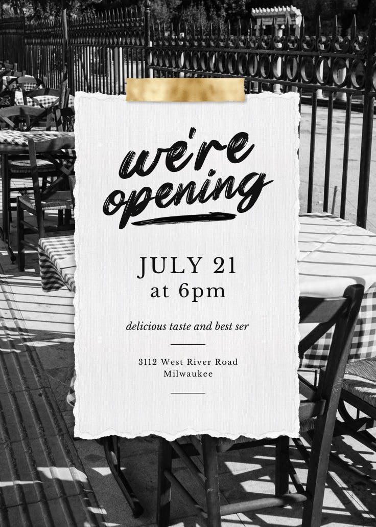 We are here - business poster