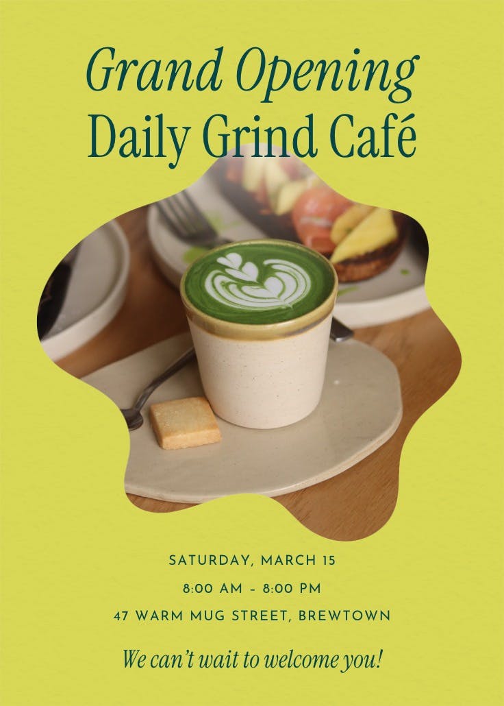 You should come - business poster