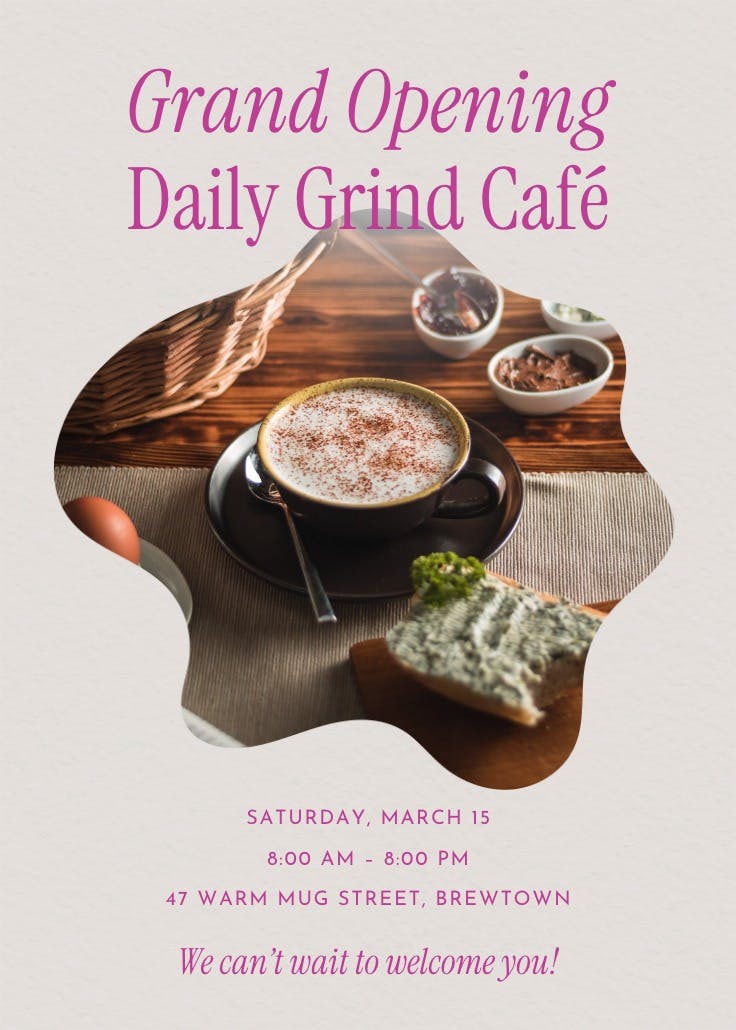 You should come - business poster