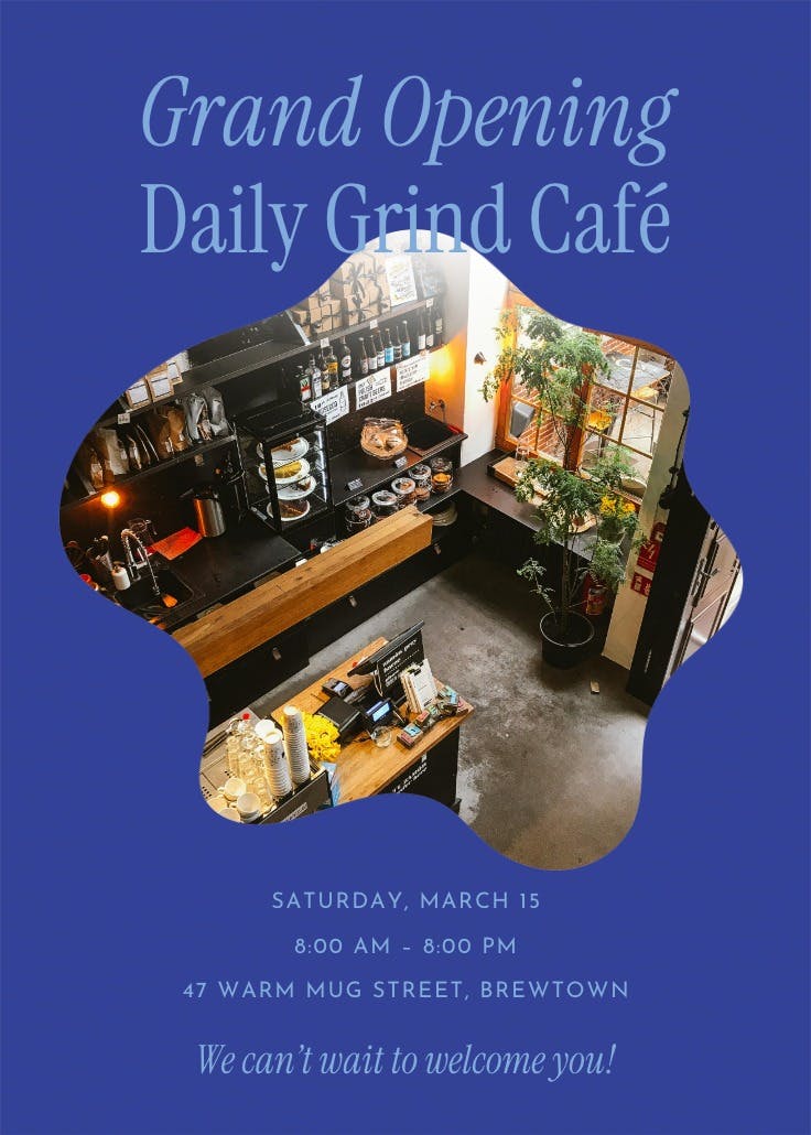 You should come - business poster