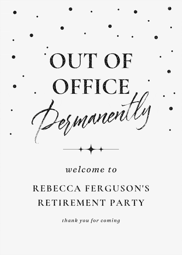 Golden flakes - business poster