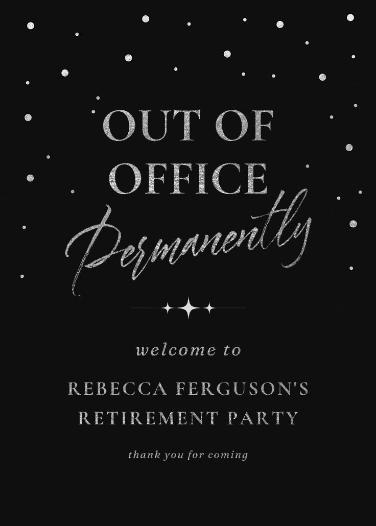 Golden flakes - business poster