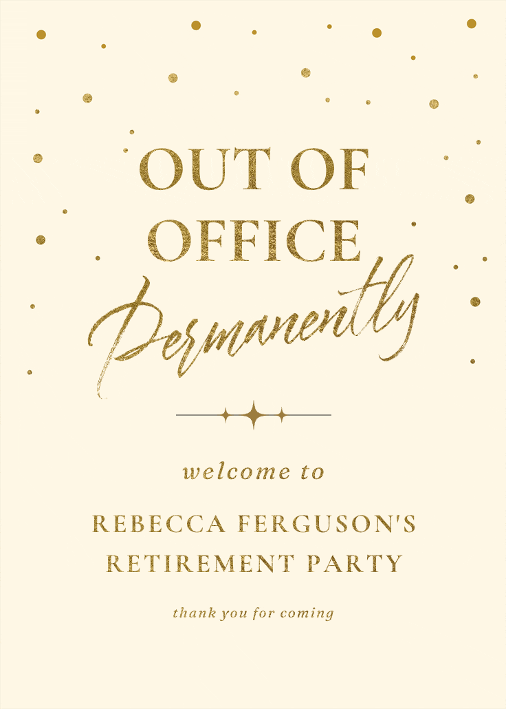 Golden flakes - business poster