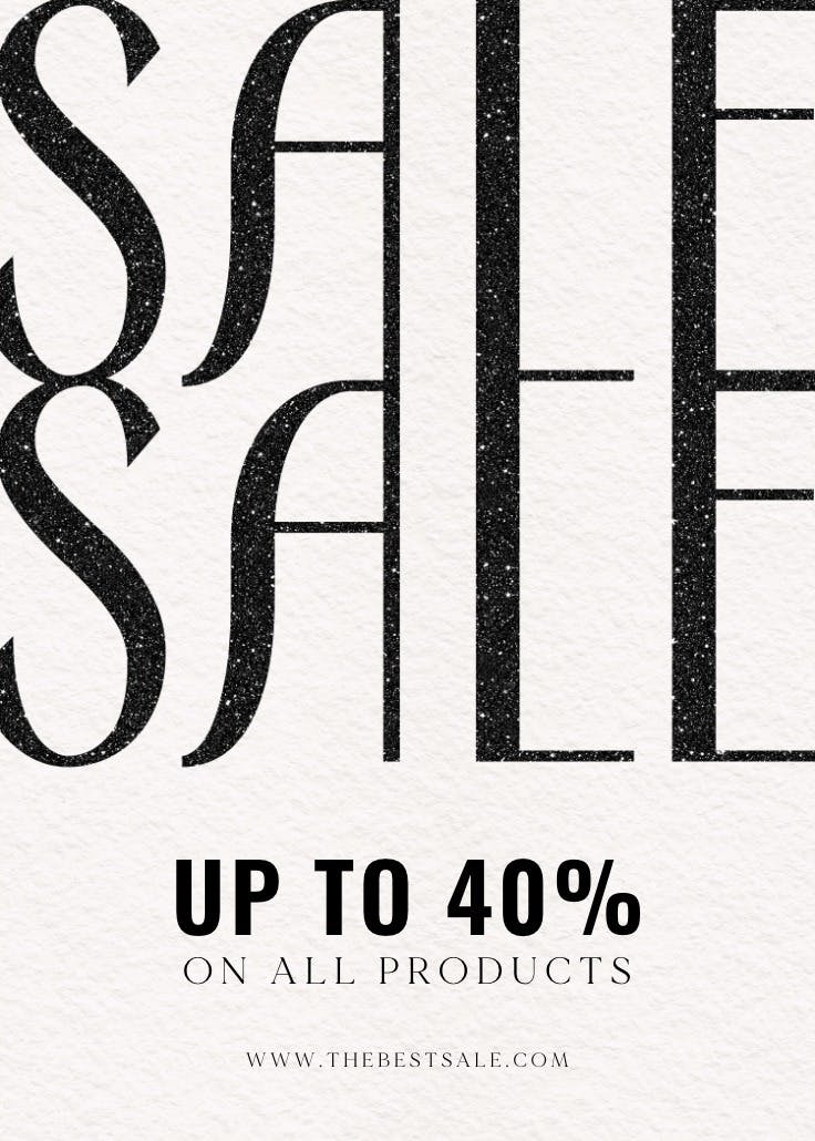 Big sale - business poster