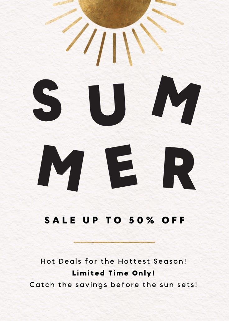 Solar silhouette at 50 - business poster