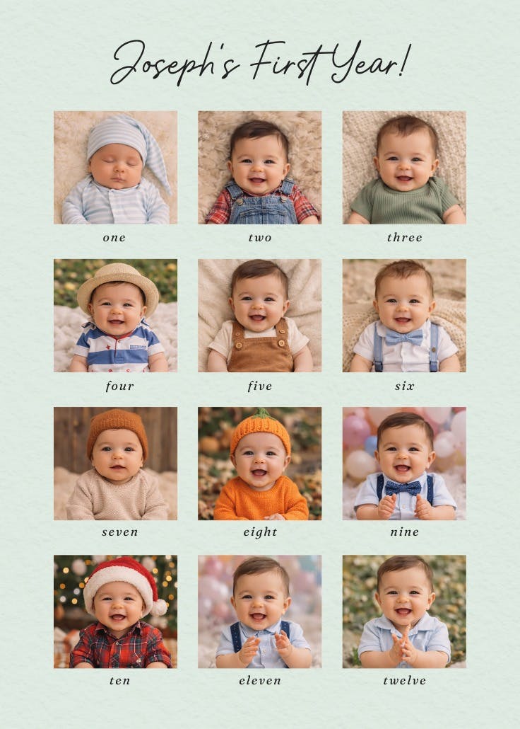 A year of cuteness - póster de evento