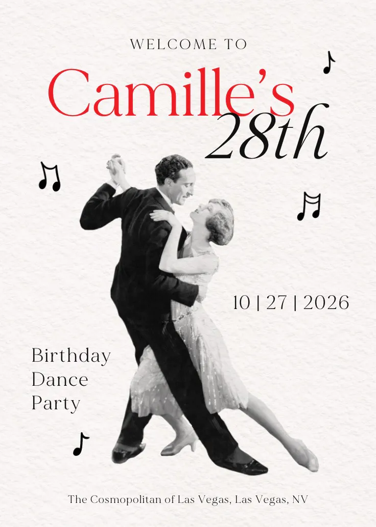 Birthday dance - โปสเตอร์วันเกิด